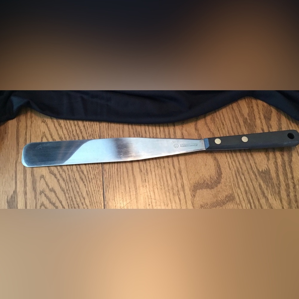 Vintage Montgomery Ward Icing Frosting Spatula Stainless Steel